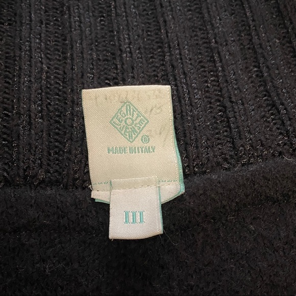 Le Gatte Patchwork Flowy Wool Coat Size III ITALY - Picture 11 of 12